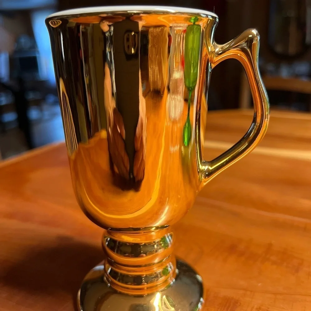 Vintage Hall 1272 Gold Irish Whiskey Coffee Mug Cup